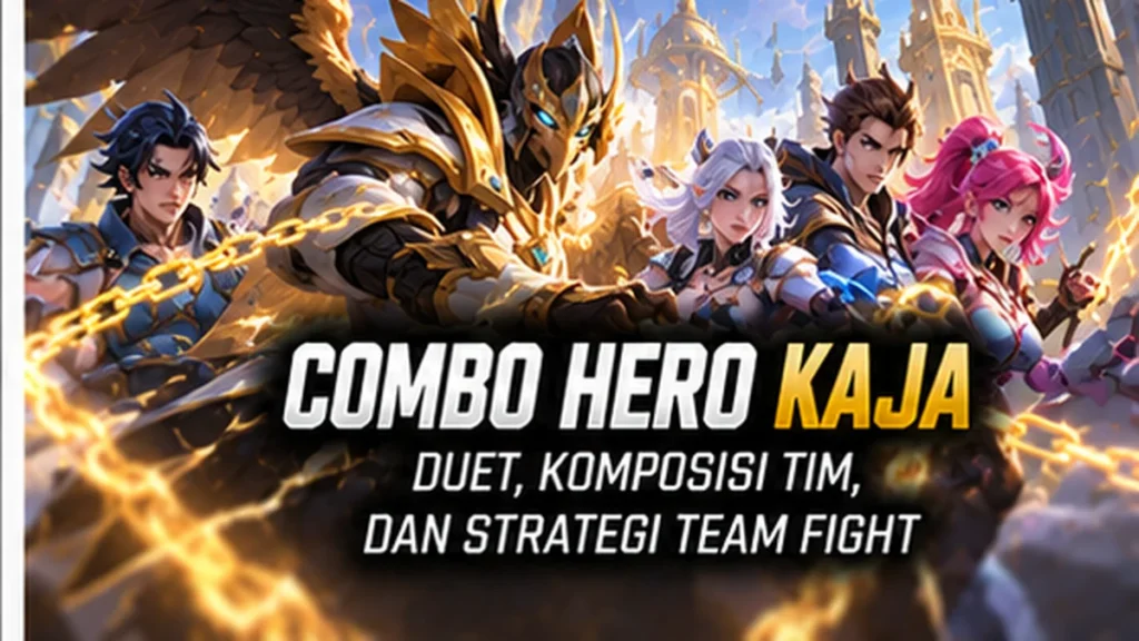 Ilustrasi Kaja Mobile Legends untuk artikel kombinasi hero